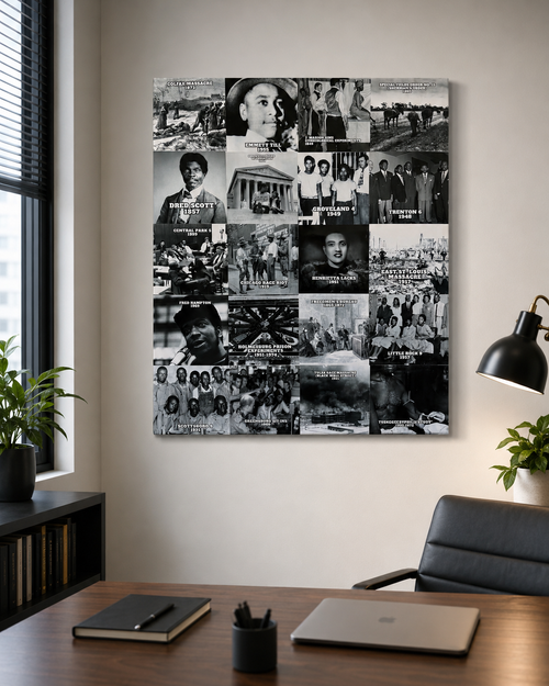 We Were Here: A Black History Tribute Canvas